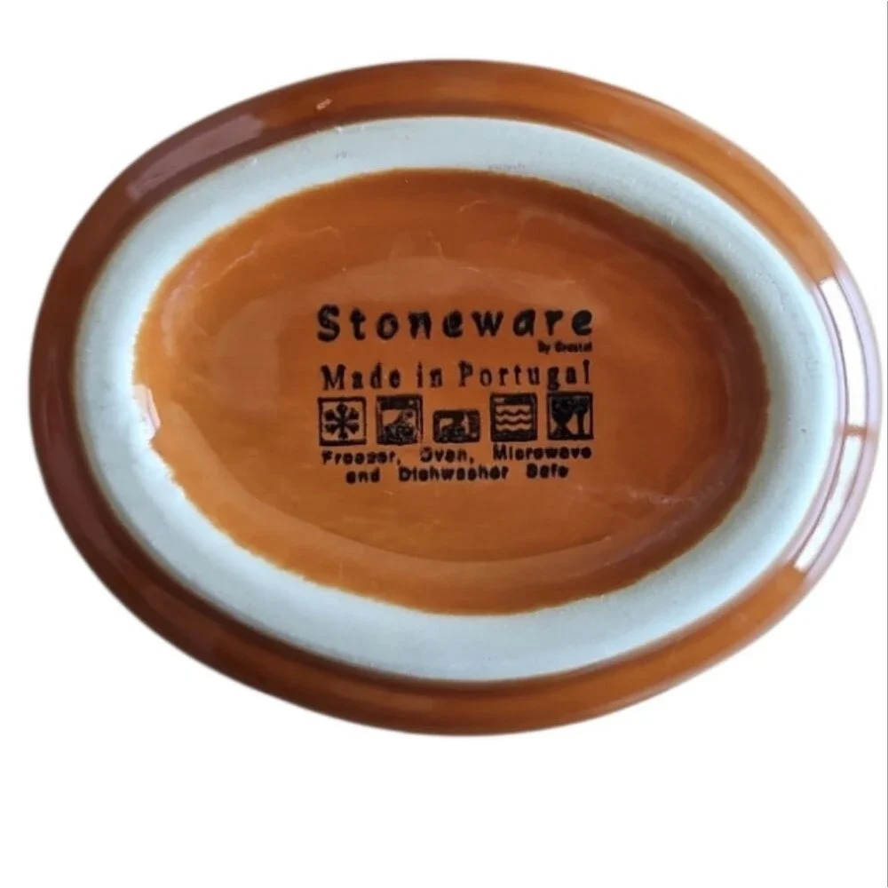 Grestel Portugal Stoneware Ramekin Set 8Pc Multicolor Cottagecore Ceramic